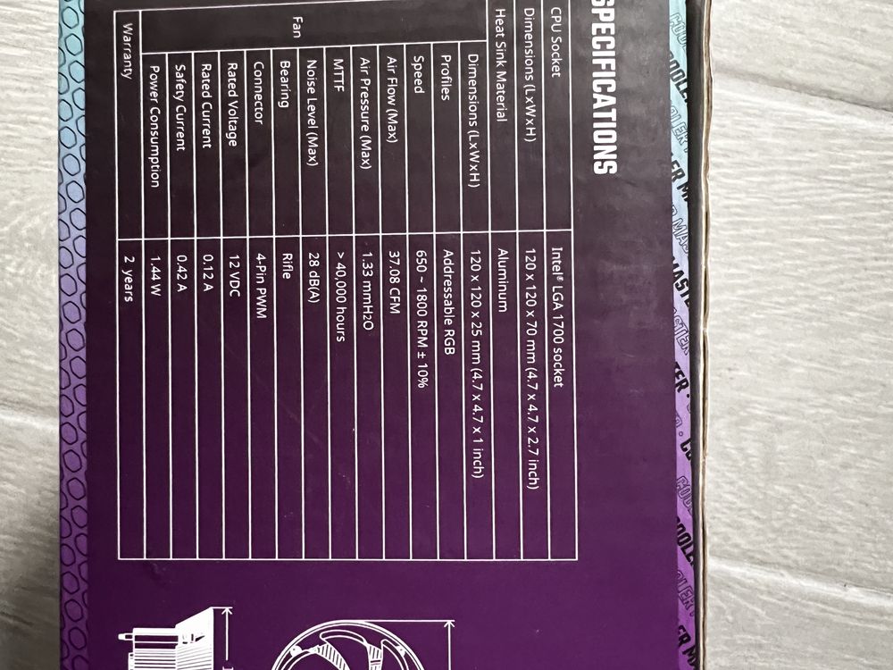Cooler procesor cooler master i70c argb