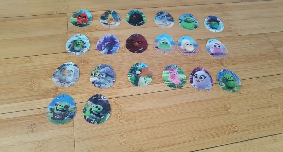 Cartonașe holografice Angry Birds