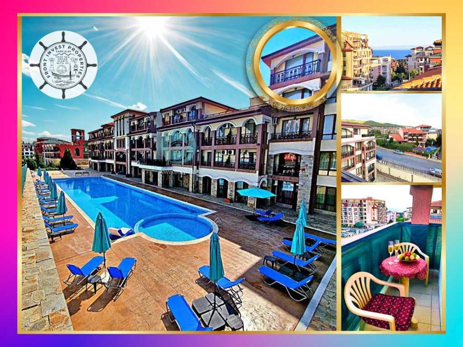 Двустаен апартамент в комплекс „Панорама Бей 1“, Свети Влас