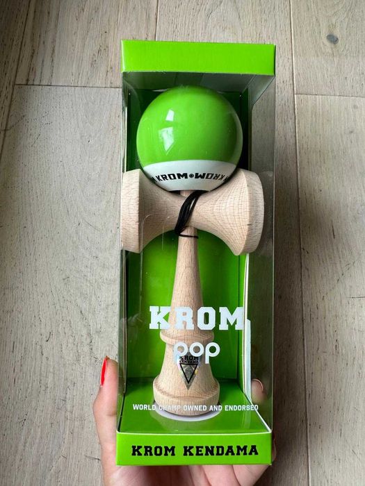 Kendama Krom POP LOL Sticky Lime Green