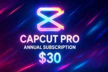 CAPCUT pro годовая подписка с 60%скидкой