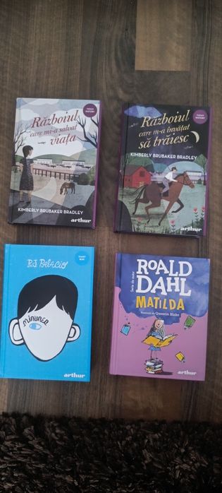 Cartea Minunea,Matilda,Războiul care m-a învață să trăiesc etc.