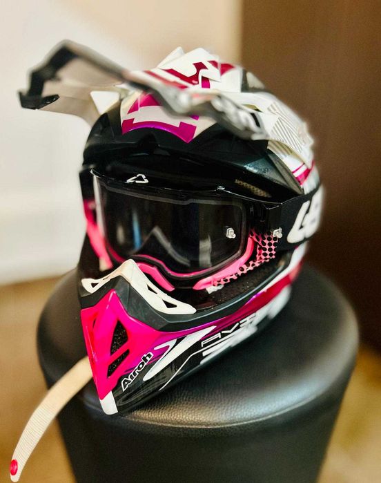 Casca Airoh Aviator 2.3 NOVAK Chrome Pink