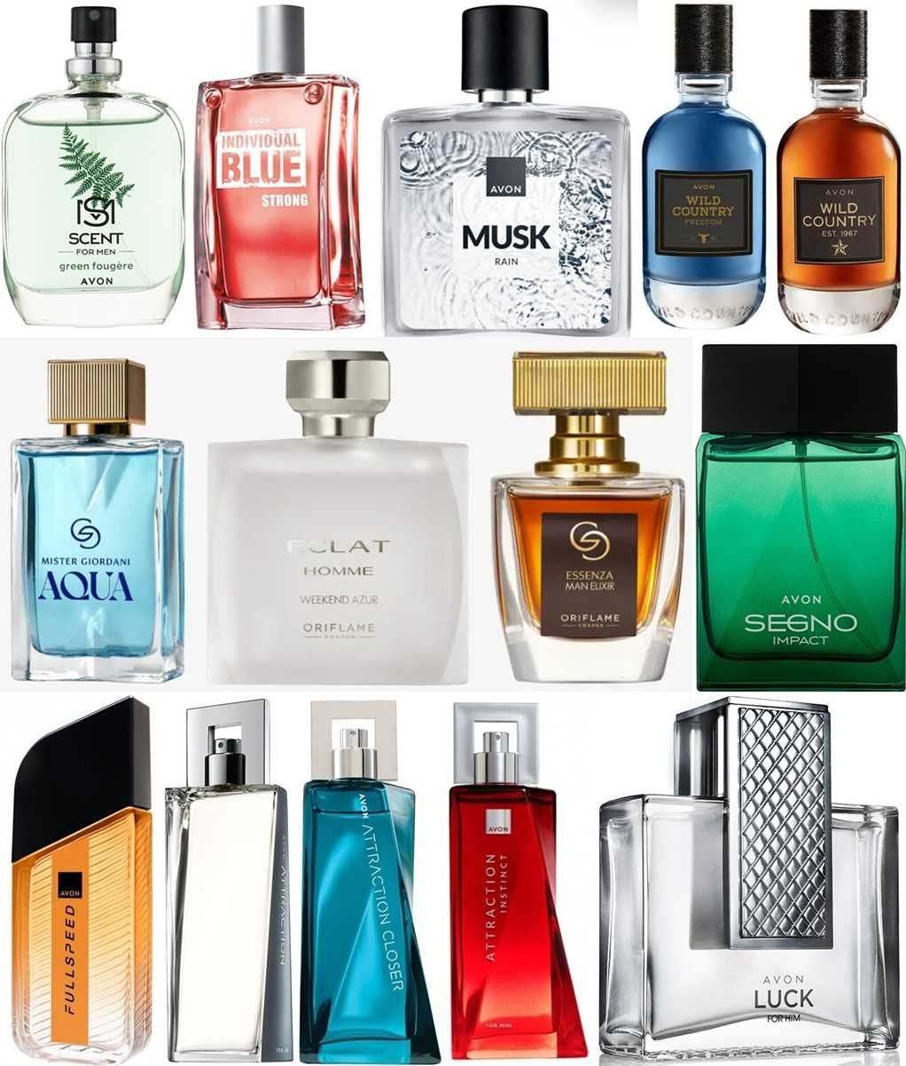 Налични парфюми, тоалетни води  от Avon, Oriflame