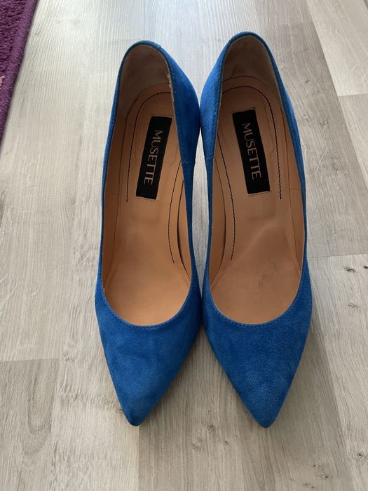 Pantofi piele intoarsa Mussette