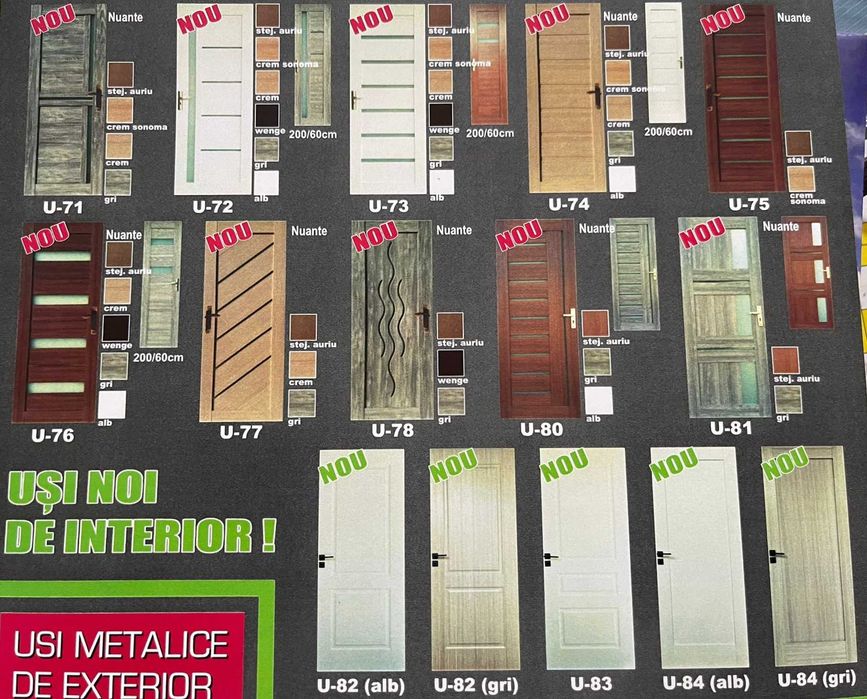 Usi Interior Diverse Modele Si Culori