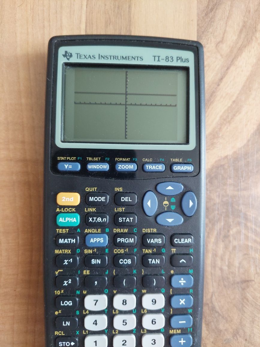 Calculator birou cu grafica și funcții, texas instruments ti-83 plus