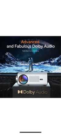 Videoproiector  495W, 5G WiFi LED 4000 Lumeni Full HD Bluetooth Dolby