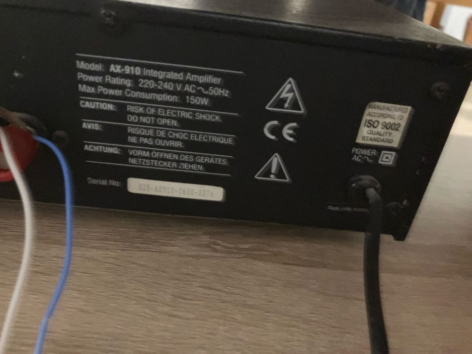 Amplificator Ariston + 2 Boxe pasive Pulse