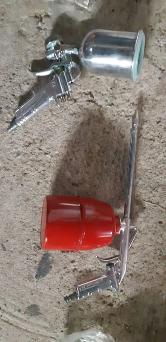 Pistol de vopsit și unflat roti