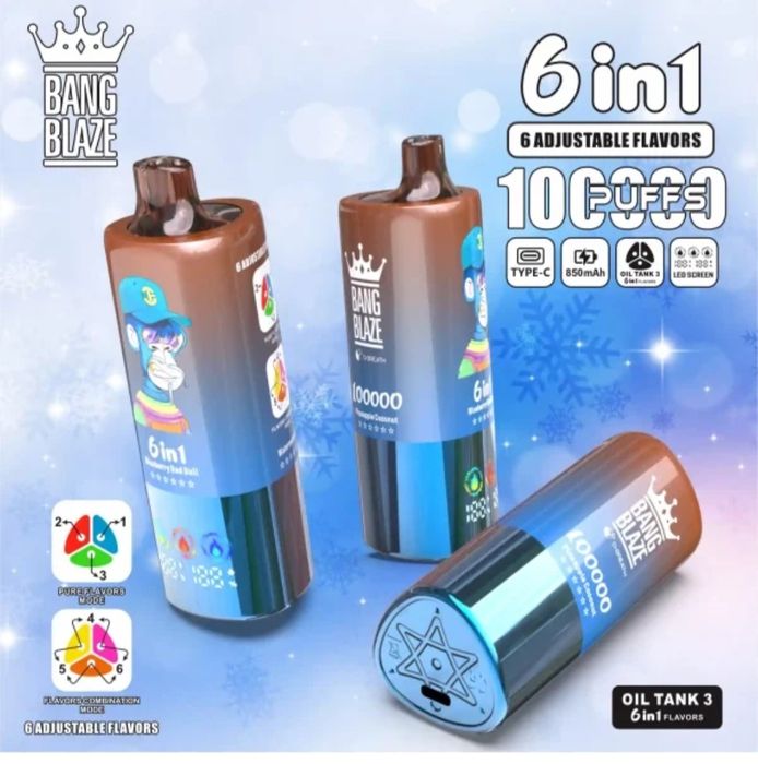 Bang Blaze 100k Puffs 6 in 1 Reîncărcabil