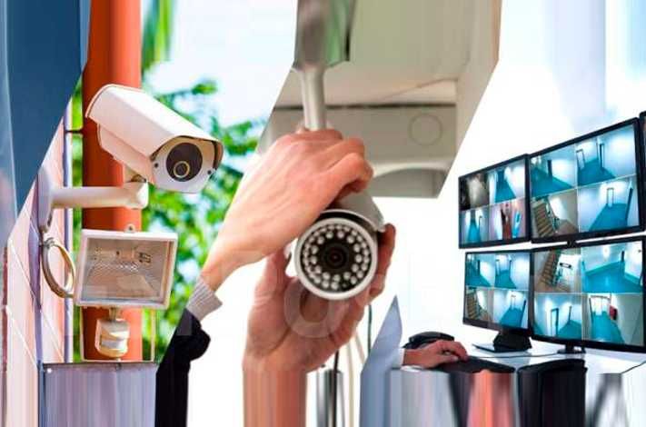 Установка домофонов и камеры видеонаблюдения