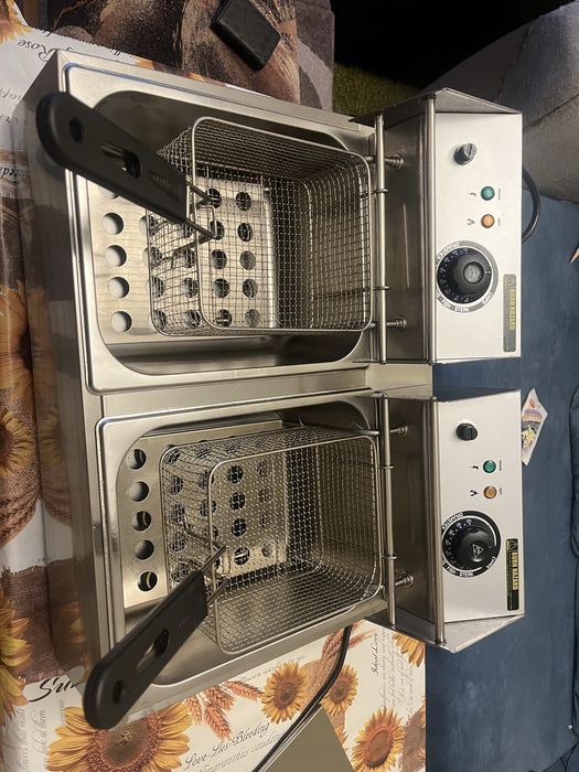 Двоен електрически фритюрник