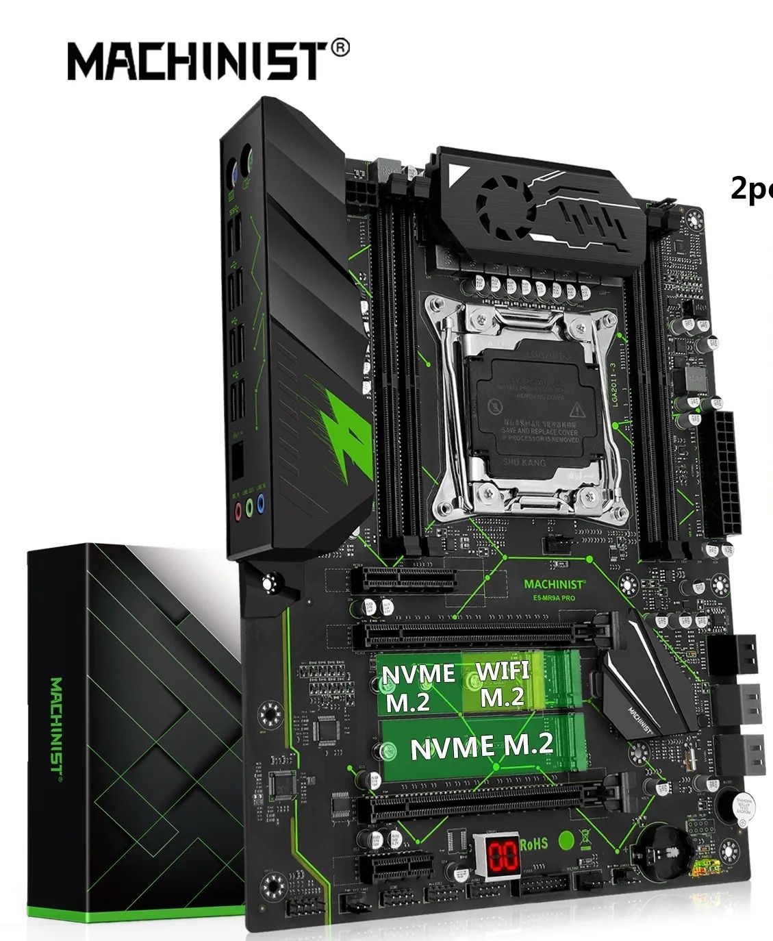 Кейс Machinist xeon e5 2667 v4 32gb ОЗУ NvMe