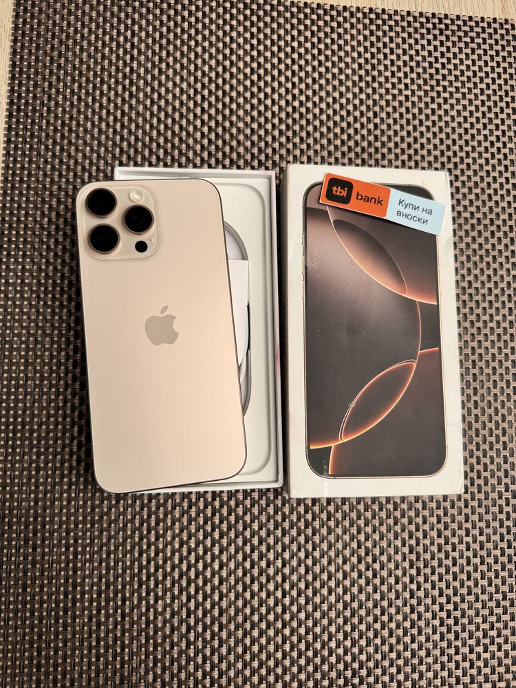 512•ЛИЗИНГ 85лв/м iPhone 16 pro max айфон DESERT 16 макс