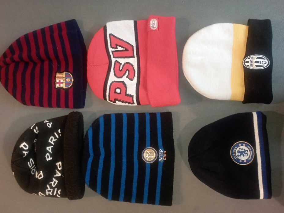 шапки зимни nort face mammut puma adudas nike adidas milan barca under