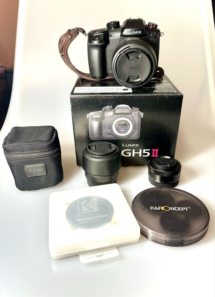 Panasonic Gh5 II + обективи и филтри