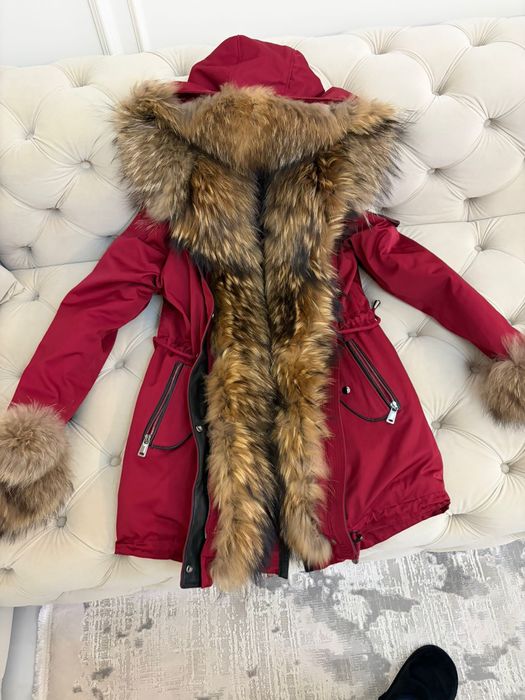 Geaca iarna Parka nlana naturala vulpe