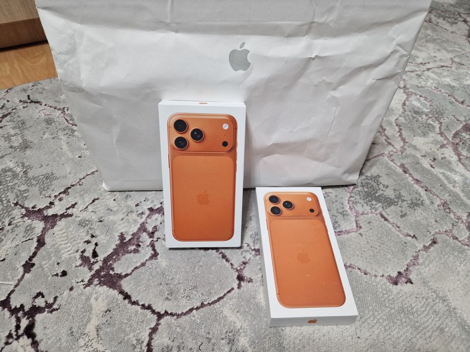 Apple IPHONE 17 PRO MAX 256GB Sigilat, Bon , portocaliu / Silver