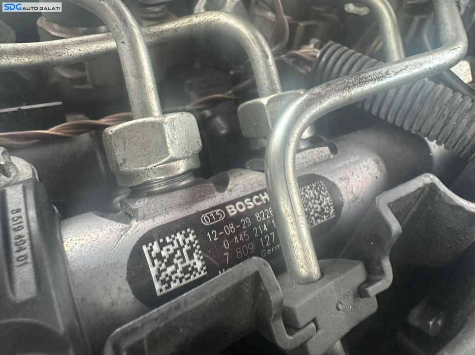 Rampa Presiune Injectoare Completa cu Senzor Senzori Regulator Presiune BMW Seria 1 F20 F21 116 118 2.0 D N47 2010 - 2015 Cod 0445214182 7809127 780912704 [K1172]