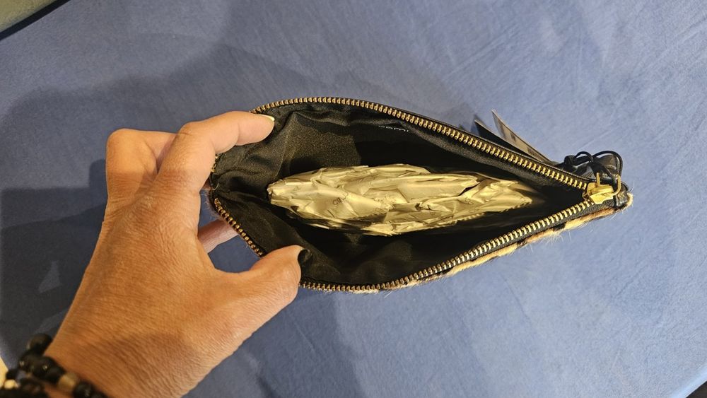 Чанта с естесвен косъм