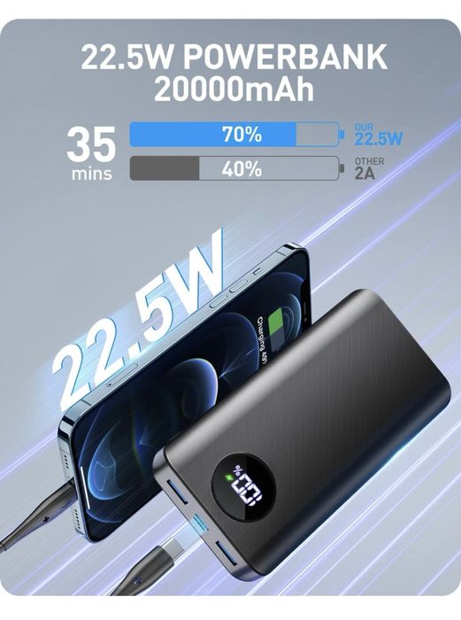 Power bank baterie externa 20000 mAh
