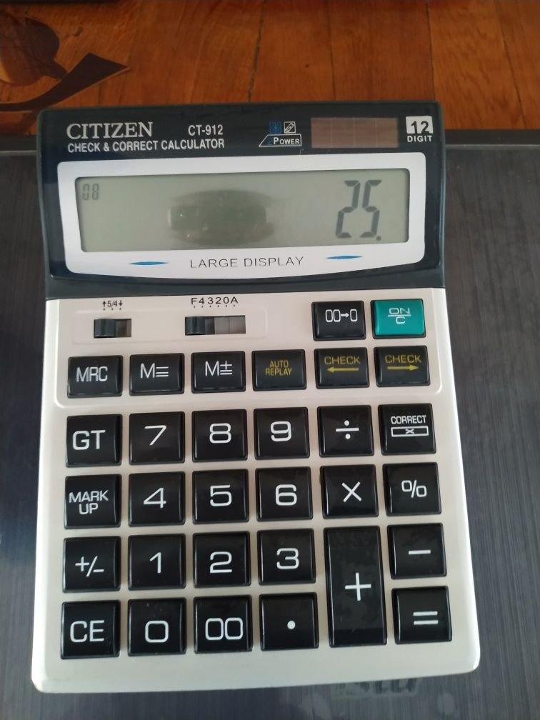 Калькулятор CITIZEN CT-912 б/у
