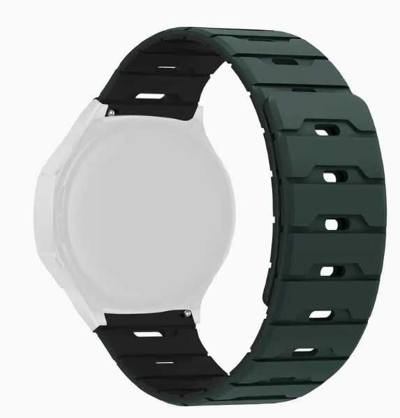 Curea silicon+Metal Huawei GT,GT2,GT3,GT4,GT5,GT6(46mm) 22mm modelul 3
