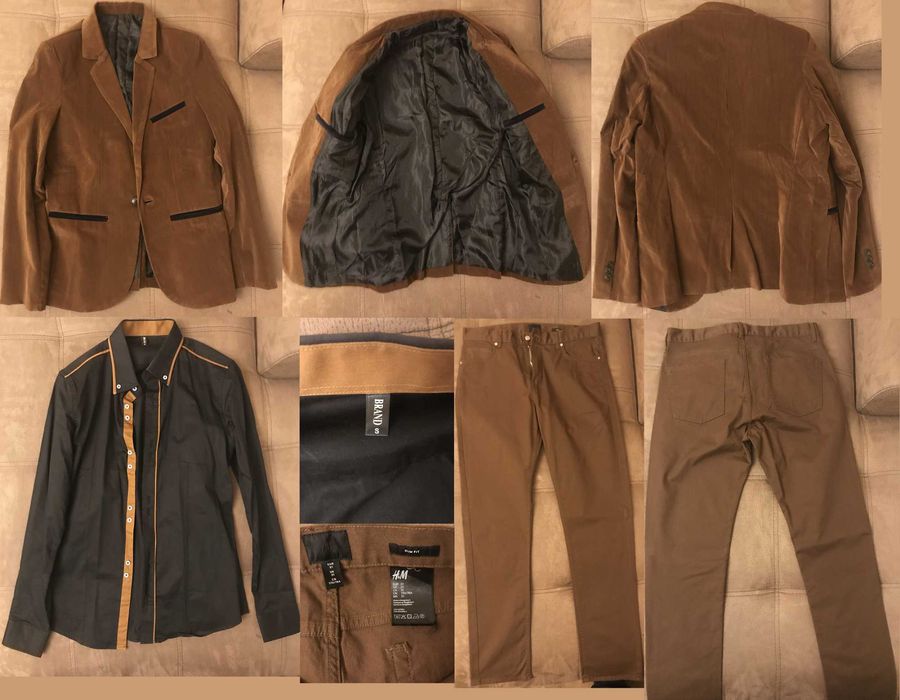 Три нови комплекта - Сака с ризи и панталони