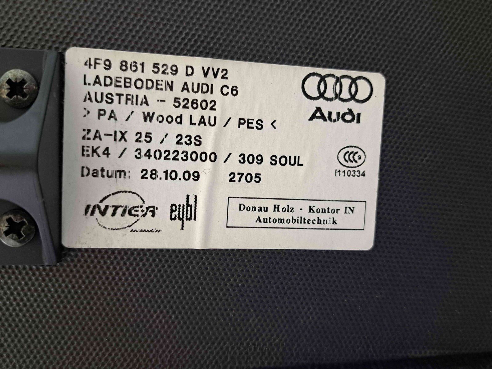 Mocheta portbagaj Audi A6 Avant (4F5, C6) [Fabr 2005-2010] 4F9861529D
