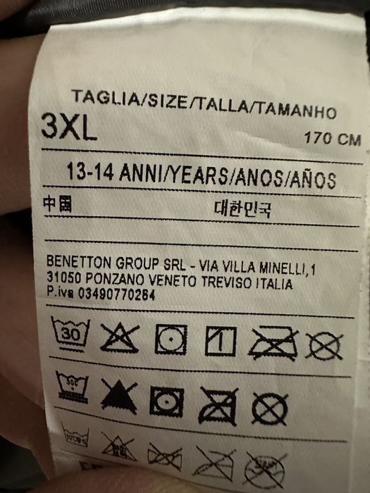Vand jacheta iarna Benetton
