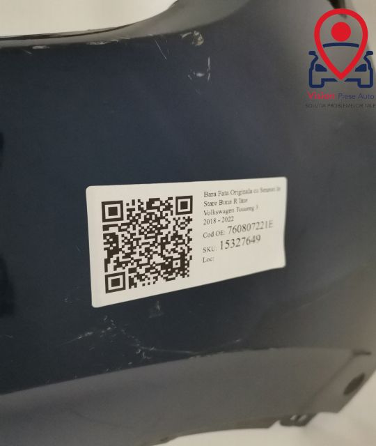 Предна броня Оригинална със сензори в добро състояние R line Фолксваге