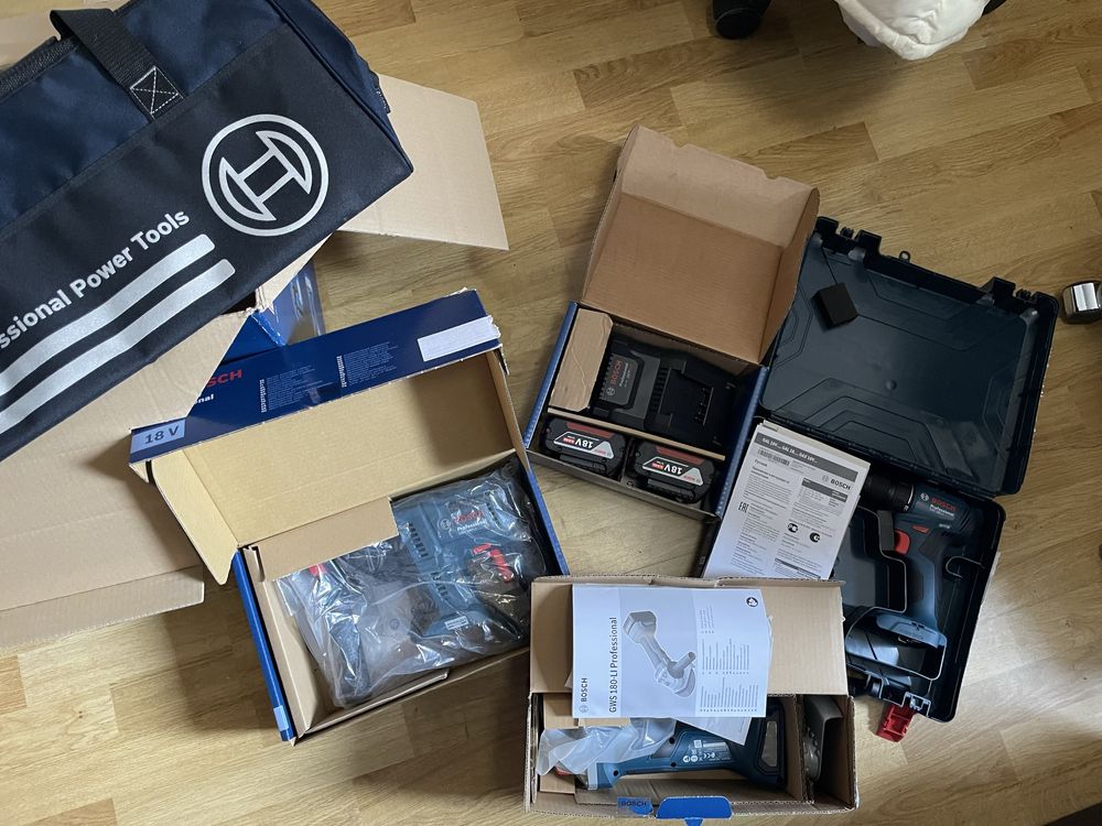 Bosch Professional 3 tool kit Нов!