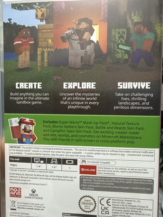 Vand joc minecraft nintendo