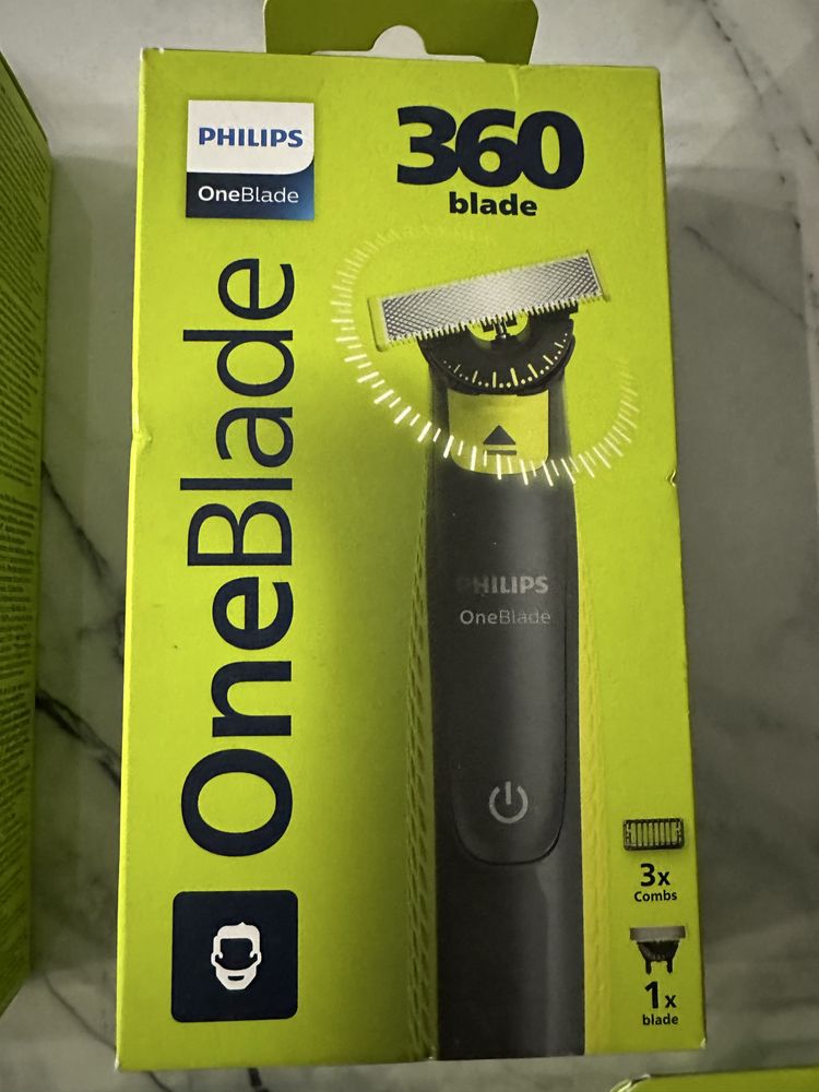 Philips OneBlade 360, Original, Intim // 5 in 1 accesorii incluse