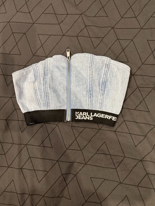 Karl Lagerfeld - дамски кроп топ