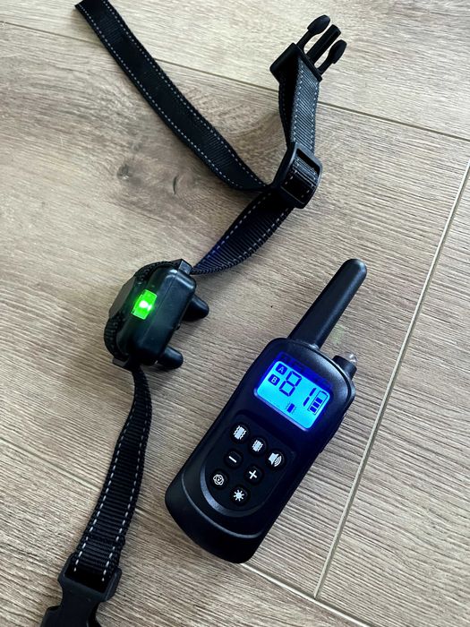 Zgarda cu sunet si vibratie pentru caini, NOU, stare perfecta.