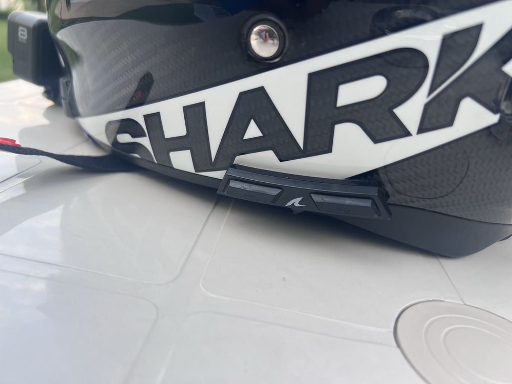 Каска Shark Spartan Carbon Skin с GoPro 8 и HeadSet