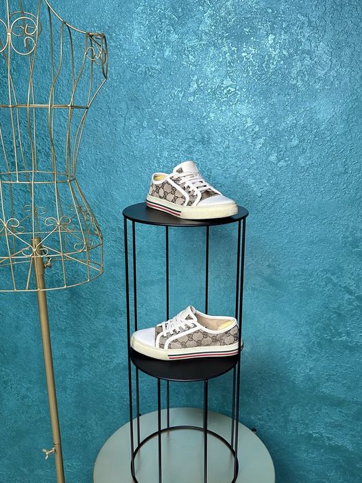 Sneakers Gucci, mărimea 34 (potrivit 35), print basic Gucci
