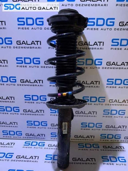 Amortizor Telescop Complet cu Arc si Flansa Fata Stanga Skoda Octavia 2 1.9 TDI 2004 - 2013 Cod 1K0413031BF