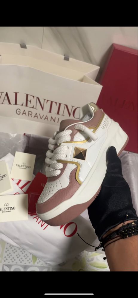 Adidasi Valentino Damă calitate luxury Piele naturala 100% fulbox