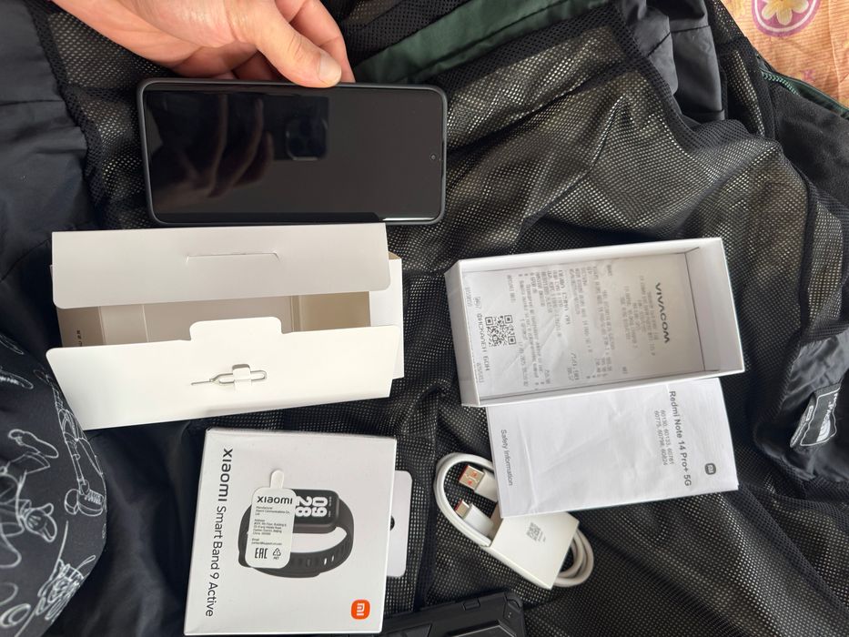 Redmi Note 14 pro+ 512GB 12RAM и xiaomi smart band 9 active
