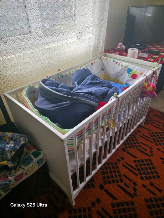 Pat bebe 0-2 ani si scoica 0-6 luni