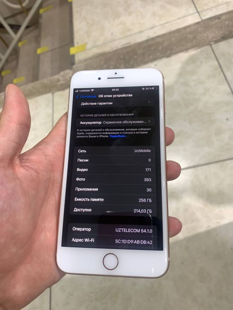Iphone 8 plus 256gb ideal
