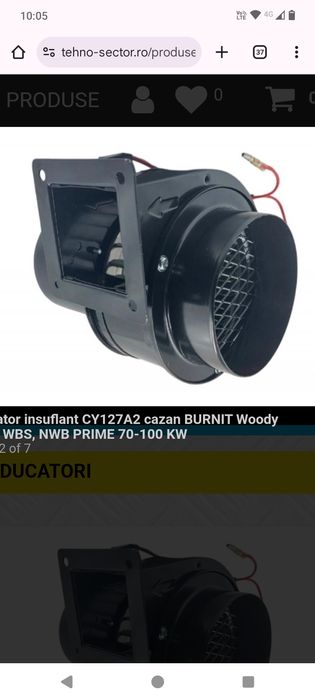 Vând ventilator pentru centrală BURNIT