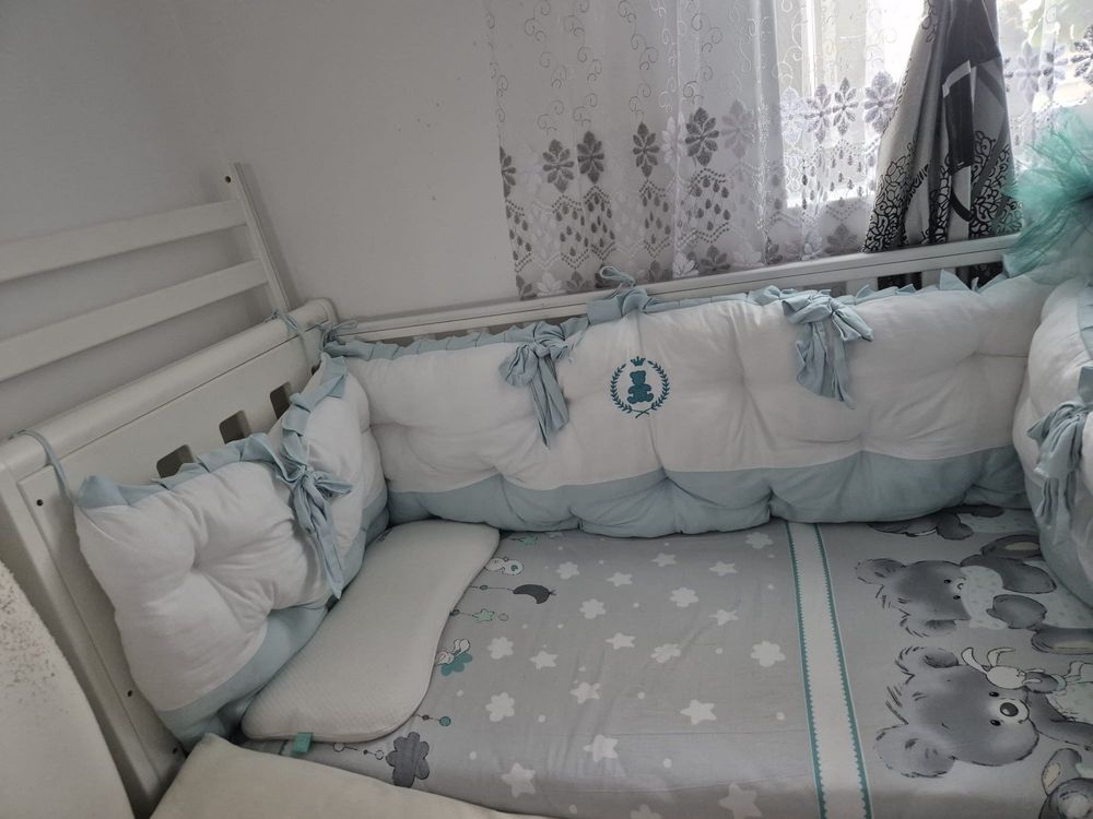 Patut bebe cu sertar, reglabil pe inaltime