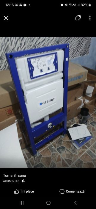 Vind wc cu bazin îngropat geberit