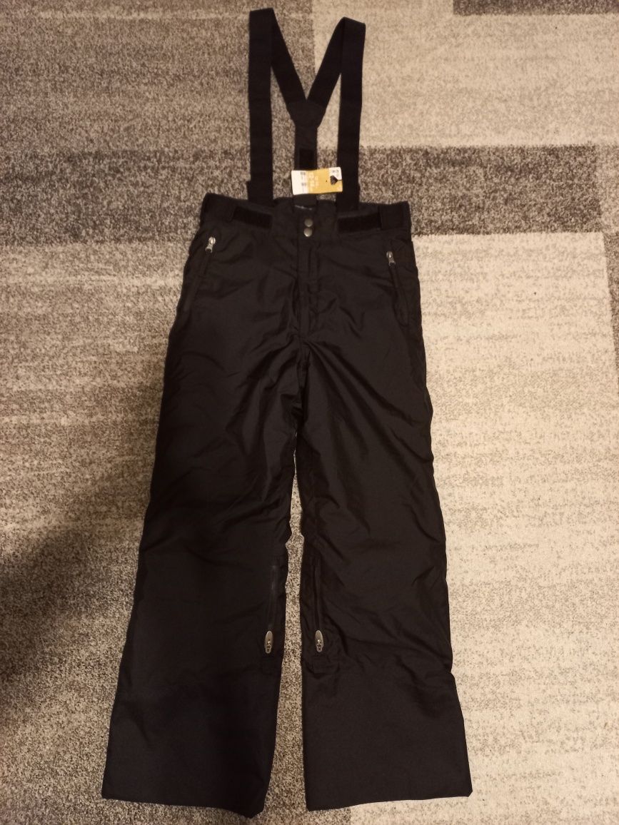Pantaloni cu bretele ski copii