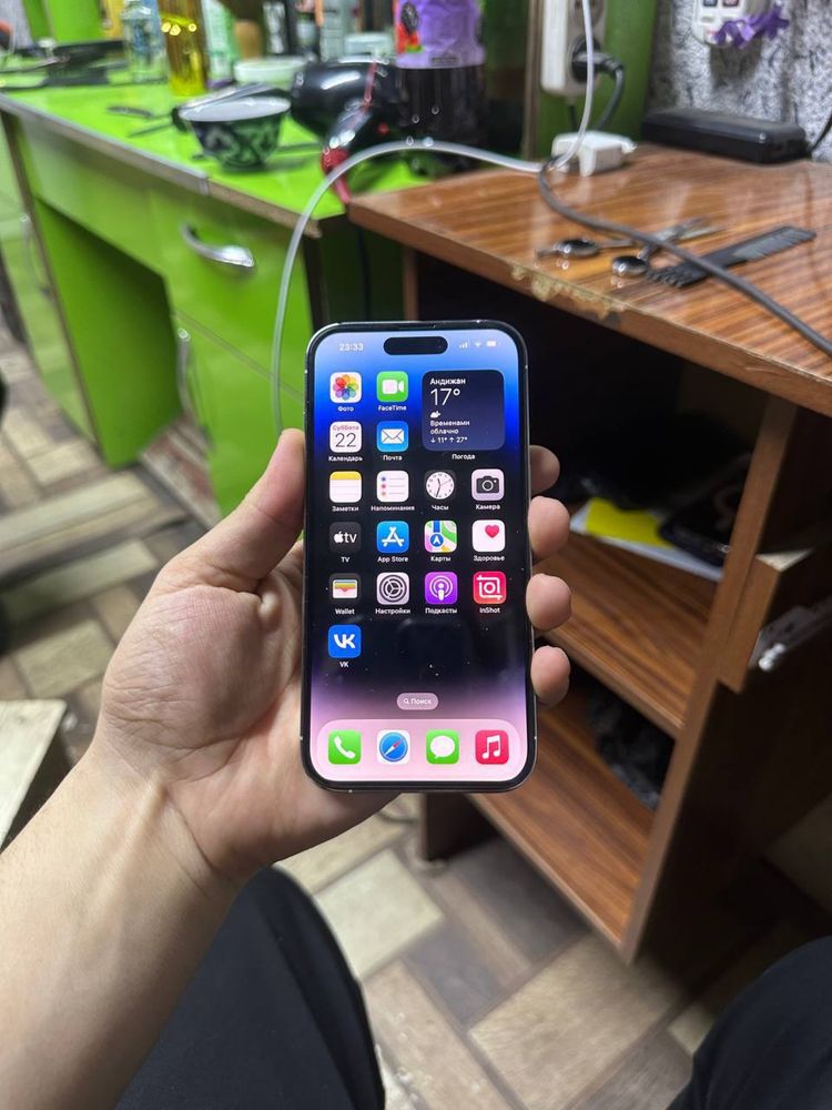 Iphone 14 pro max holat ideal 256/85