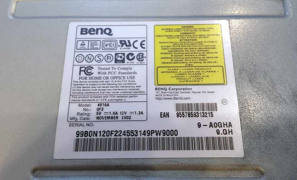 CD-RW BenQ 4816A 48x/16x/48x IDE